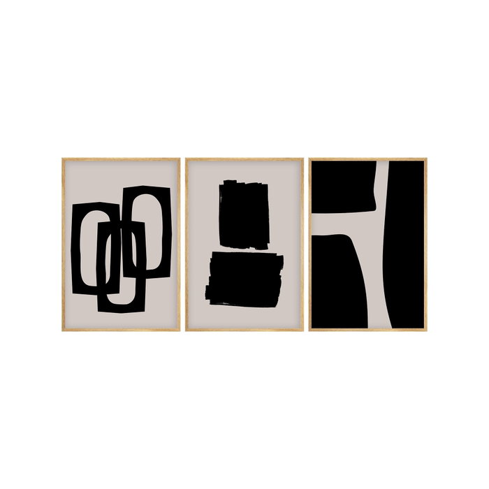 Wallity Huhu236 Conjunto de 3 Cuadros Decorativos 50 x 70 cm Wallity Huhu236 Conjunto de 3 Cuadros Decorativos 50 x 70 cm